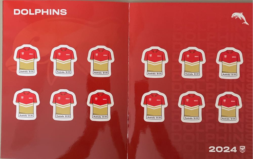 Dolphins 2024 Self-adhesive Stamp Collection  stamp collectible [Barcode 9349766023672] - Main Image 3