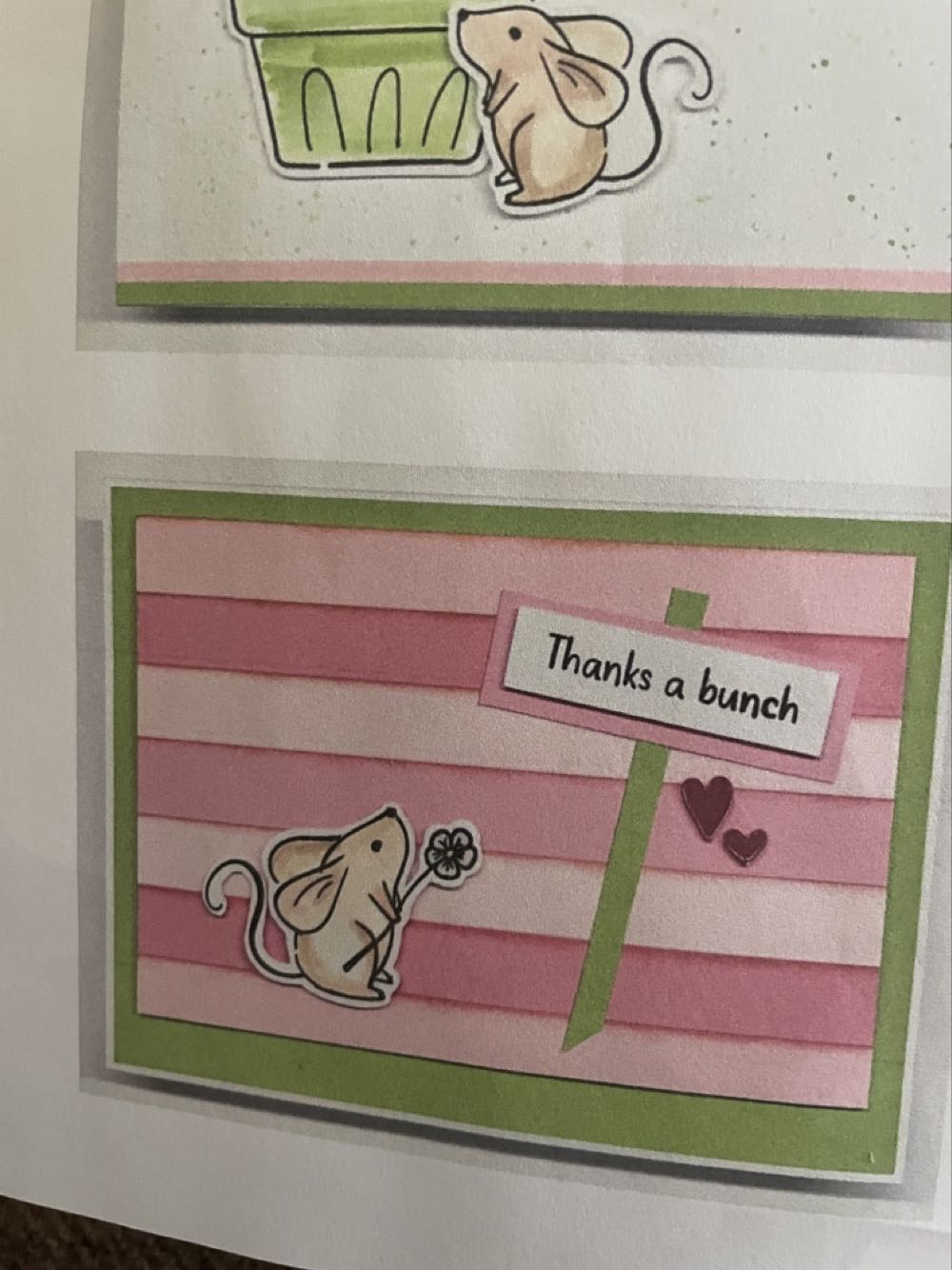 CC32333 Strawberry Mice  stamp collectible - Main Image 4