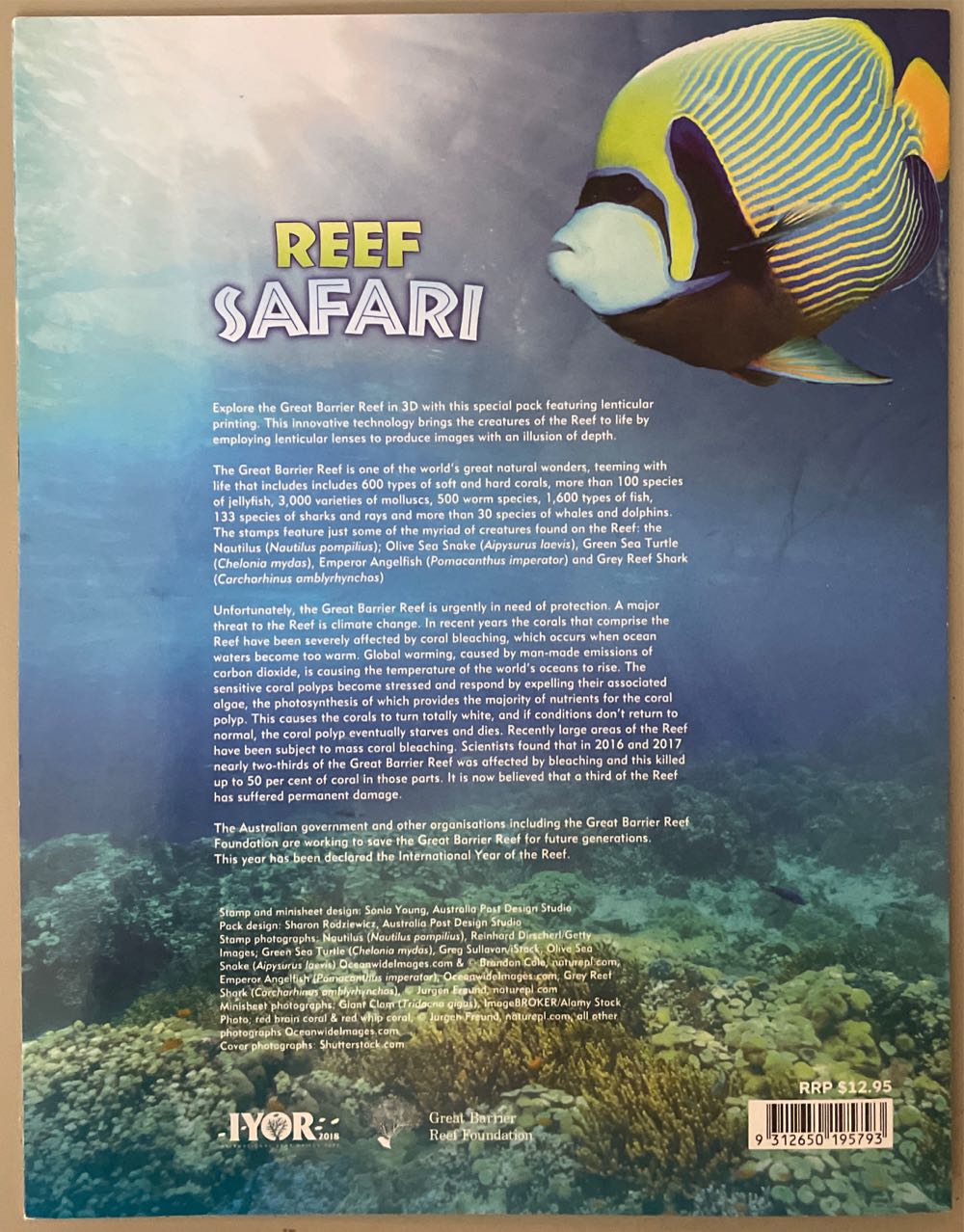 3D Reef Safari  stamp collectible [Barcode 9312650195793] - Main Image 2