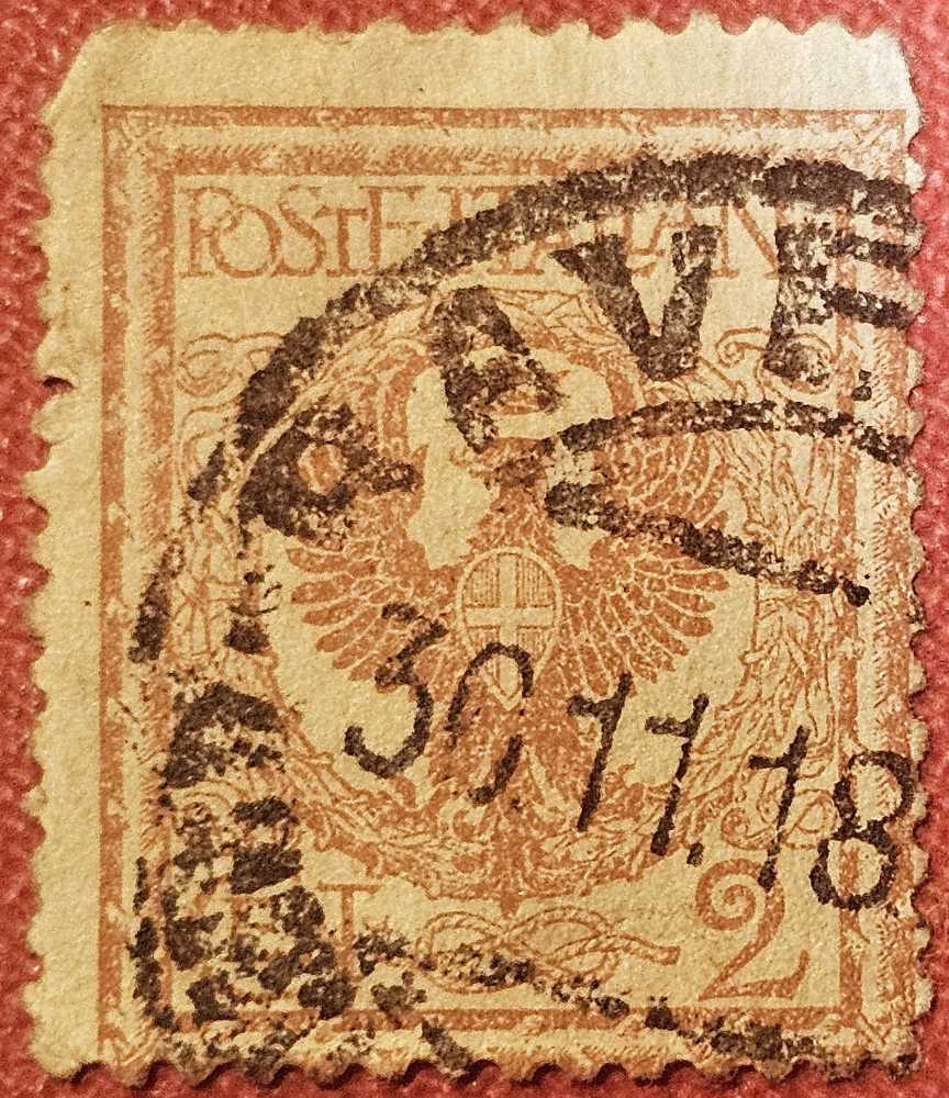 Italy 1901 2c  stamp collectible - Main Image 2