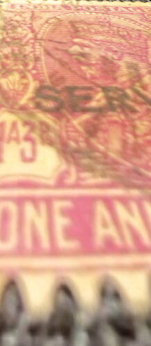 India 1932 1a2p  stamp collectible - Main Image 3