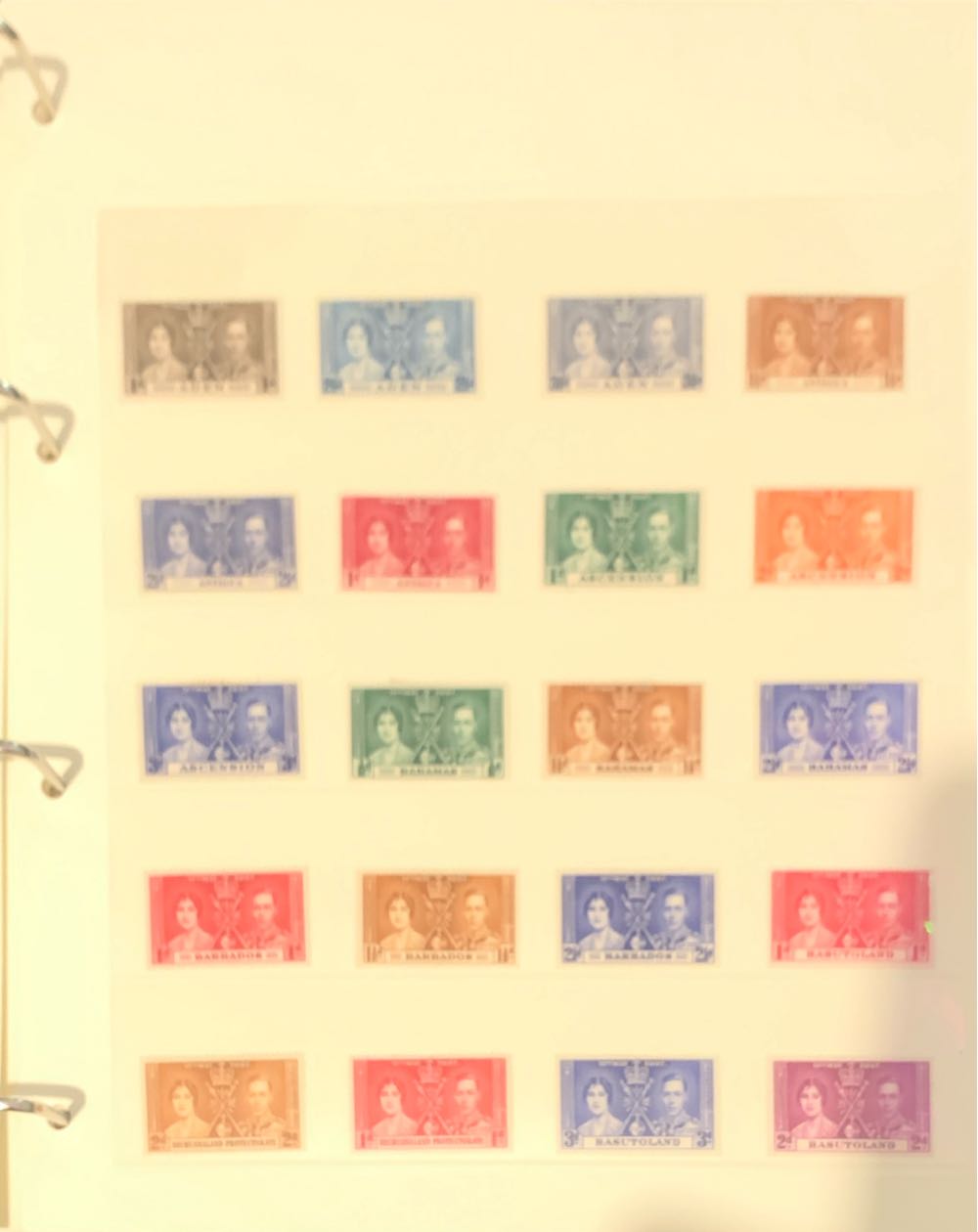 The 1937 Coronation Omnibus (stamp Collection)  stamp collectible - Main Image 4