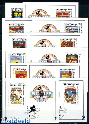 60 years Mickey Mouse 12 s/s  stamp collectible - Main Image 2