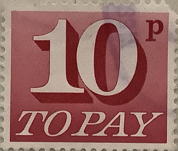 Germany 3 Pfennig Red Post Horn 	Wiemar Republic