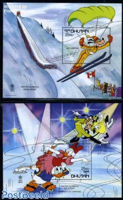 Olympic Winter Games, Disney  stamp collectible - Main Image 2