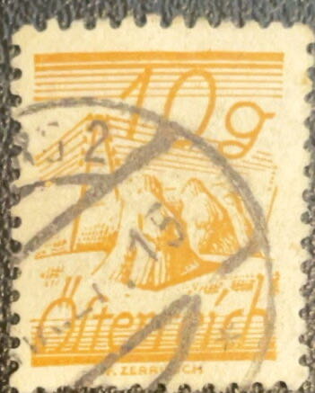 Austria 1923 10g  stamp collectible - Main Image 2
