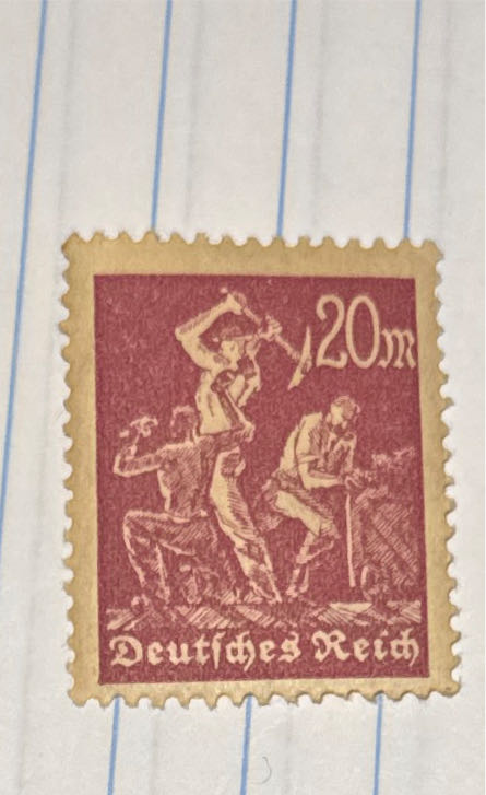 Germany- Deutsches Reich 20M  stamp collectible - Main Image 2
