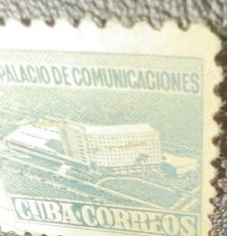 Communication Palace In Havana   stamp collectible - Main Image 2