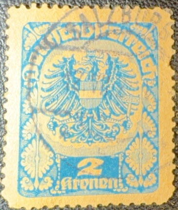 Austria 2 Kronen  stamp collectible - Main Image 2
