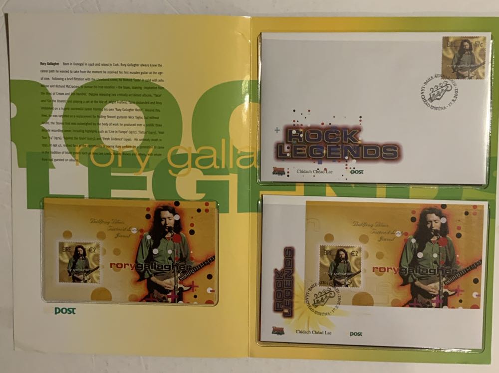 Rory Gallagher Press. Pack  stamp collectible - Main Image 2