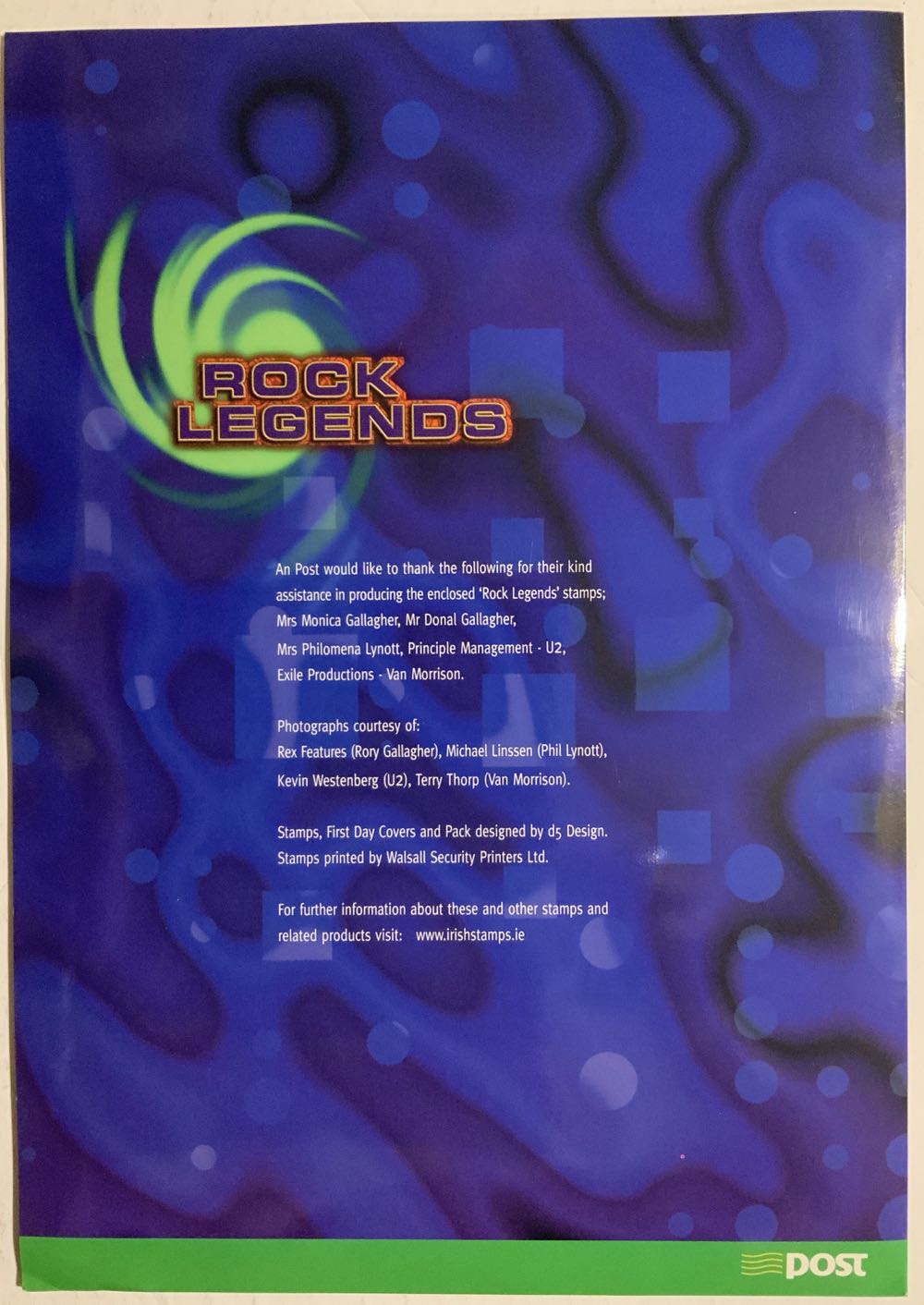 Rory Gallagher Press. Pack  stamp collectible - Main Image 3