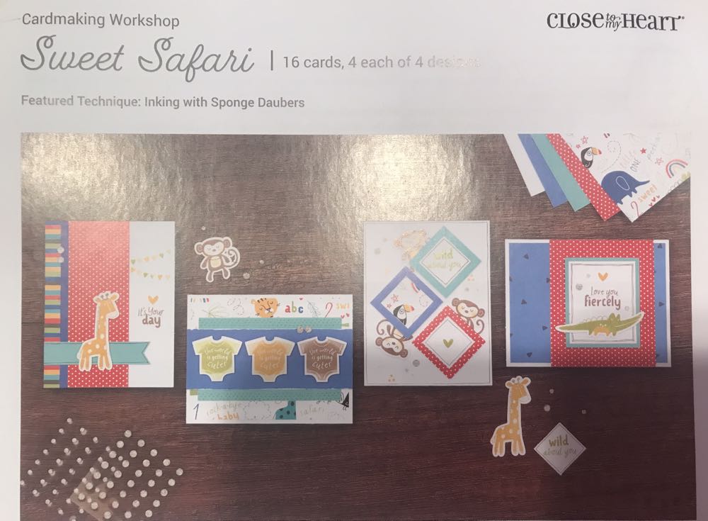 Z3912 Sweet Safari Cardmaking Stamp And Thin Cuts  stamp collectible - Main Image 2