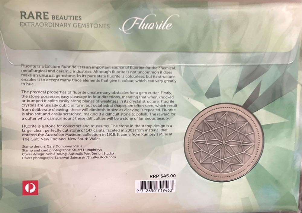 Fluorite  stamp collectible [Barcode 9312650719463] - Main Image 2