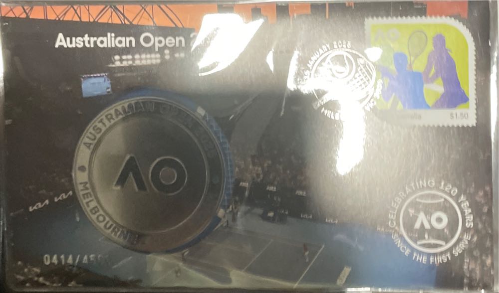 Medallion Limited Edition Australian Open  stamp collectible [Barcode 9349766038324] - Main Image 4