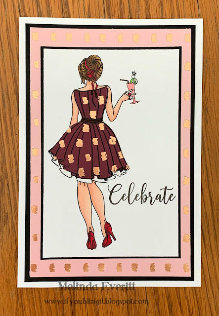 CC4212 Party Girl   stamp collectible - Main Image 2