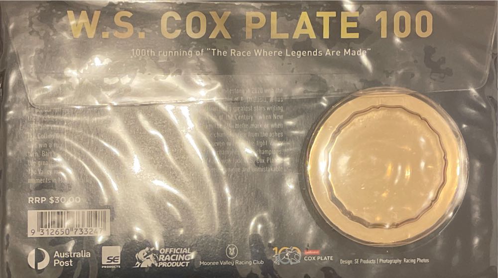 W.S. Cox Plate 100  stamp collectible [Barcode 9312450733287] - Main Image 2