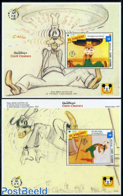 3 Записи о серии Thru the mirror & Clock cleaners   stamp collectible - Main Image 3