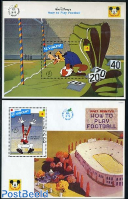 3 Записи How to play football &  The art of Skiing  stamp collectible - Main Image 4