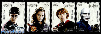 Harry Potter 4v+4  stamp collectible - Main Image 2