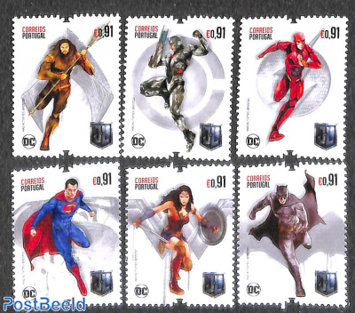 Super heroes 6v+1  stamp collectible - Main Image 2