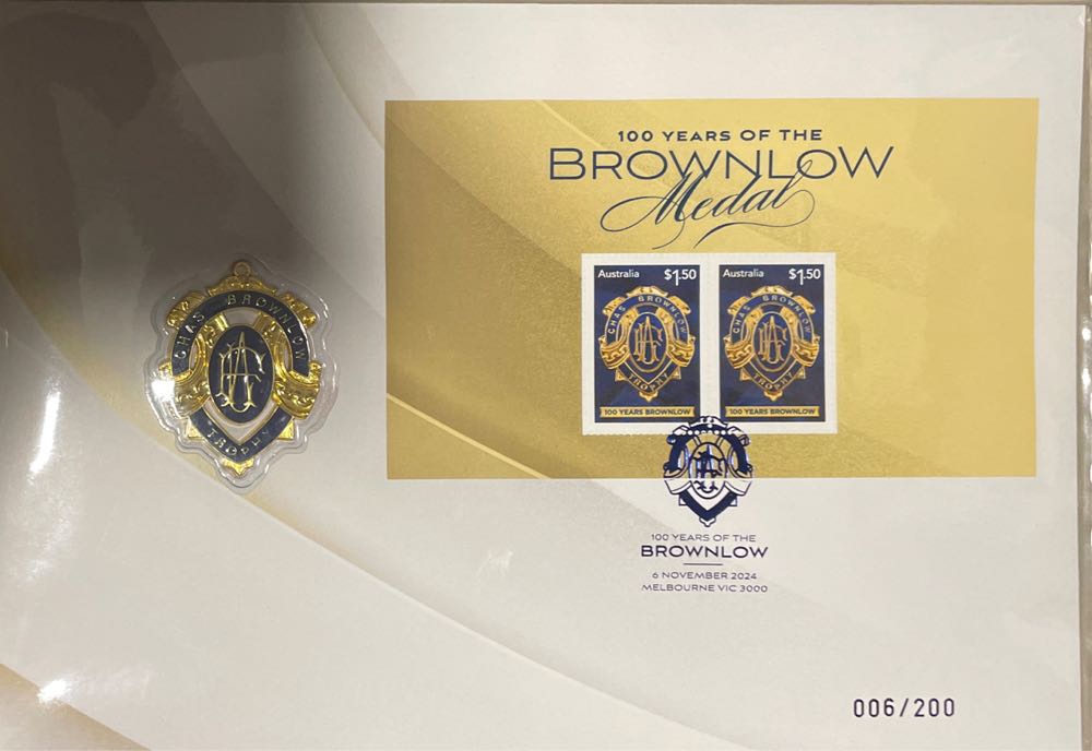 100 Years Of The Brownlow Medal  stamp collectible - Main Image 3
