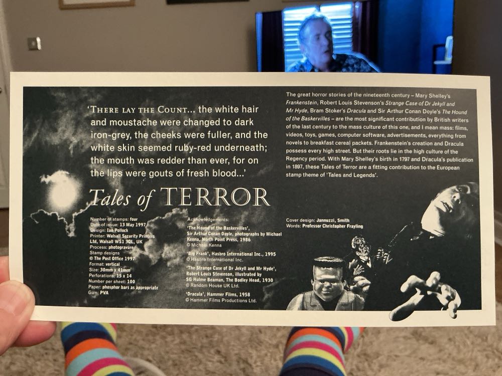 Tales Of Terror - First Day Cover  stamp collectible [Barcode 5014721103211] - Main Image 2