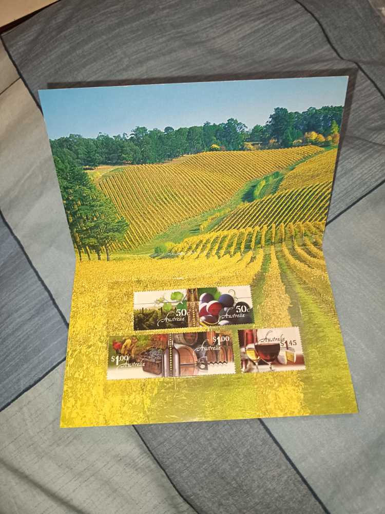 Australian Wine  stamp collectible [Barcode 9312650186807] - Main Image 2
