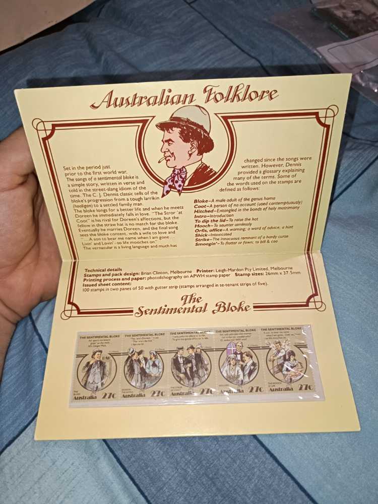 The Sentimental Bloke Strip 5  stamp collectible - Main Image 2