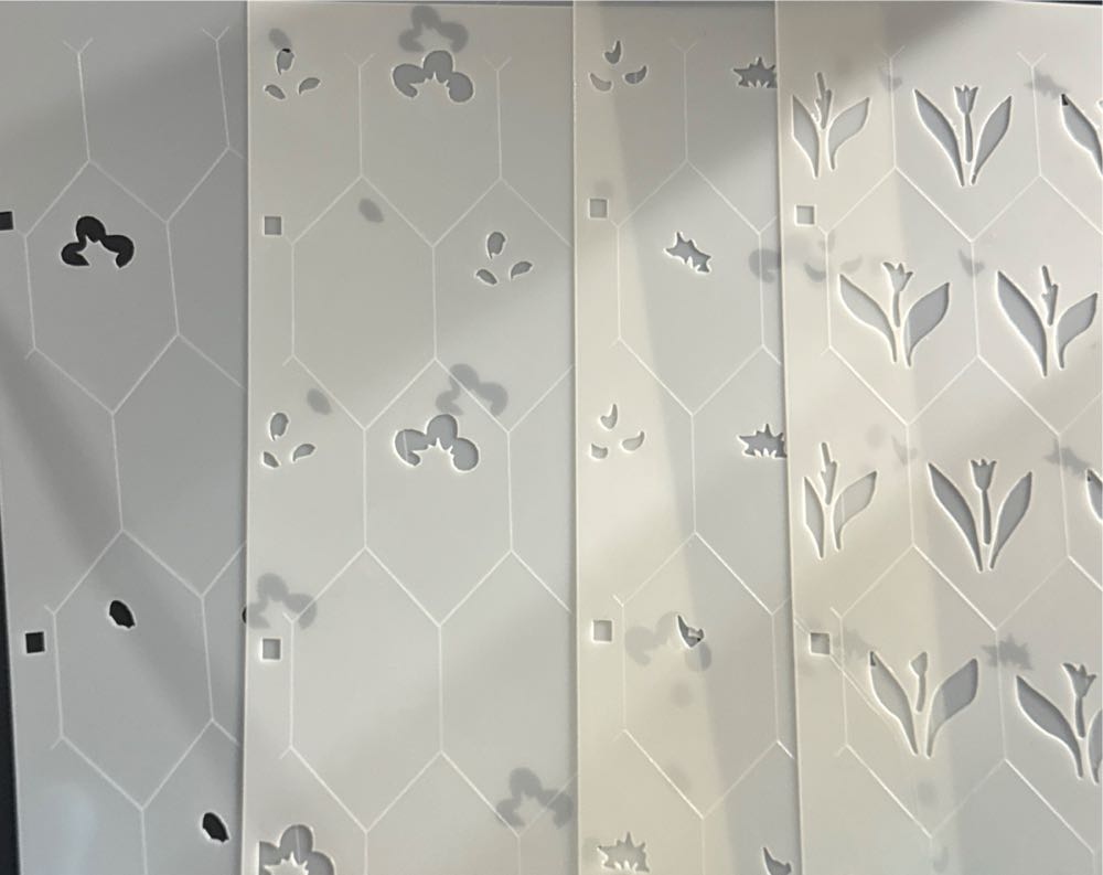 Wallflowers Layering Stencil  stamp collectible [Barcode 679523402532] - Main Image 3