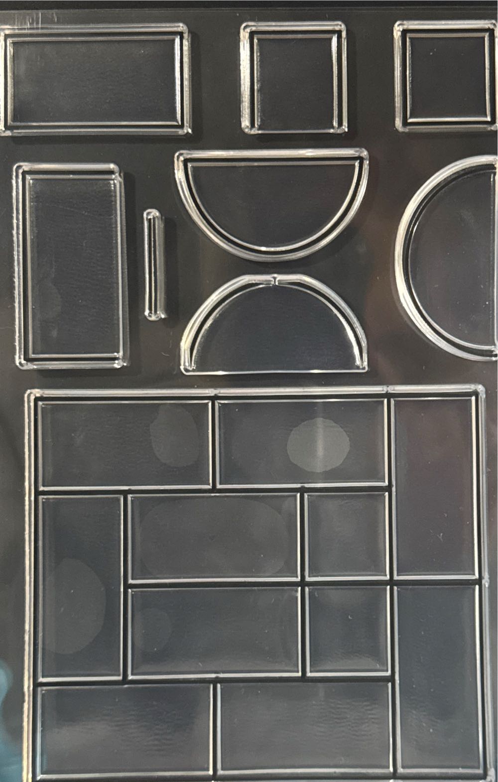 Puzzle Frames 6x8 Clear Photopolymer Ldrs  stamp collectible [Barcode 810148730901] - Main Image 2