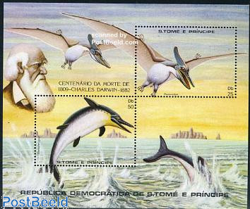 Prehistoric animals s/s  stamp collectible - Main Image 2