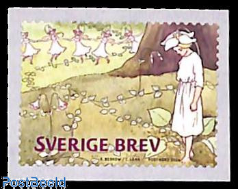  Elsa Beskows garden 10v s-a foil sheet  stamp collectible - Main Image 2