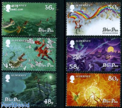 Peter Pan 6v+1  stamp collectible - Main Image 2