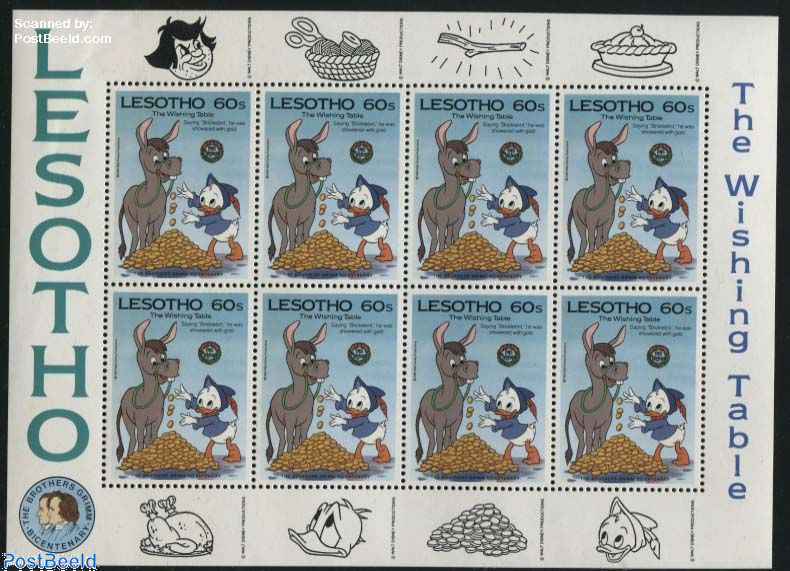 Christmas, 150th Anniversary of Grimm brothers  stamp collectible - Main Image 3