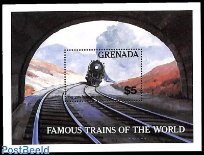Famous trains 6v  stamp collectible - Main Image 2