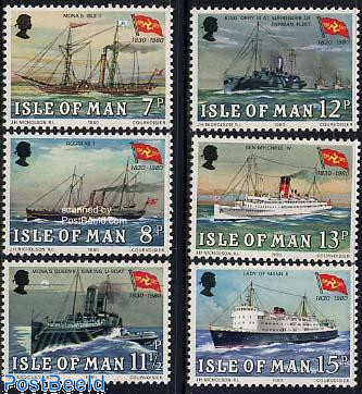 Steam packet company 6v+1  stamp collectible - Main Image 2