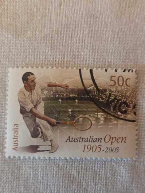 Australian Open 1905 - 2005  stamp collectible - Main Image 3