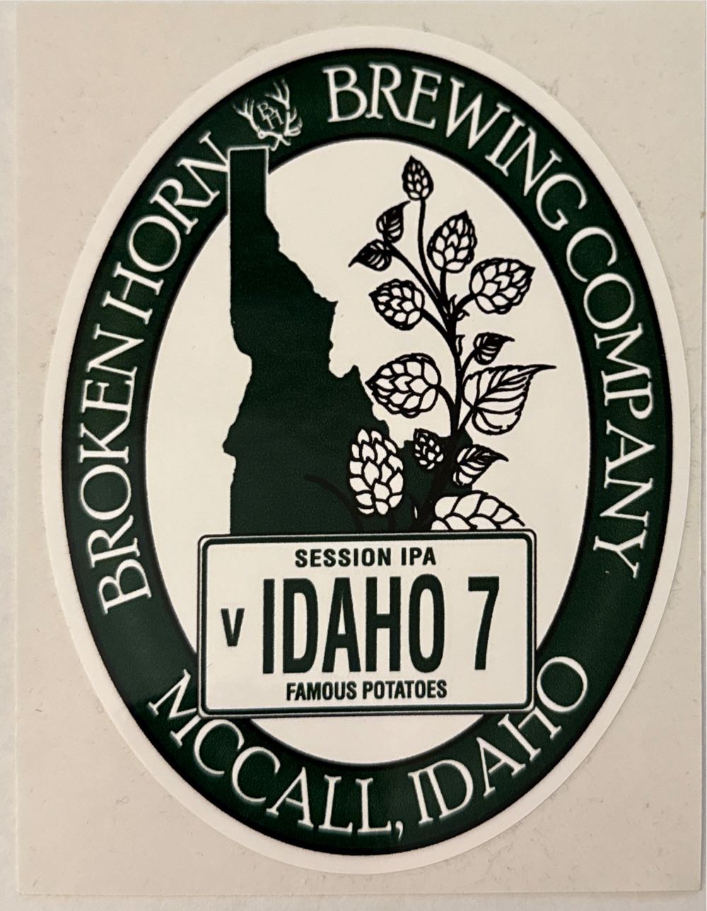 Broken Horn Brewing - McCall  stamp collectible - Main Image 2