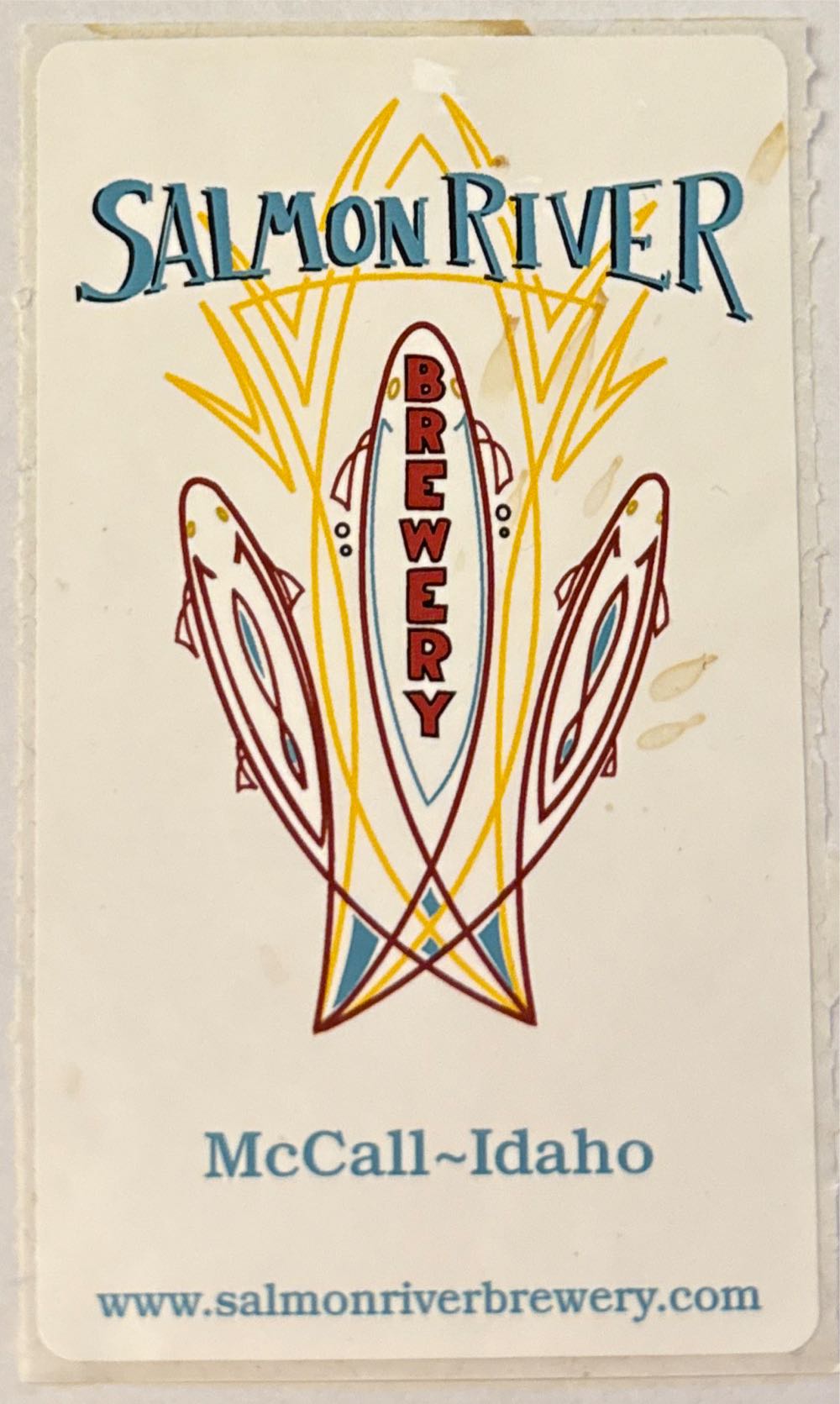 Salmon River Brewing - McCall  stamp collectible - Main Image 2