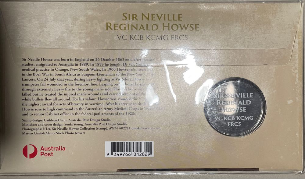 Sir Neville Reginald Howse  stamp collectible [Barcode 9349766012829] - Main Image 2