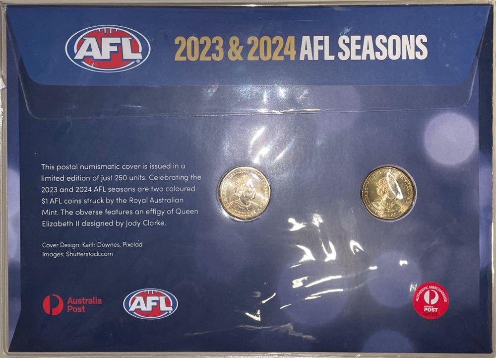 2023 & 2024 AFL Seasons  stamp collectible - Main Image 2