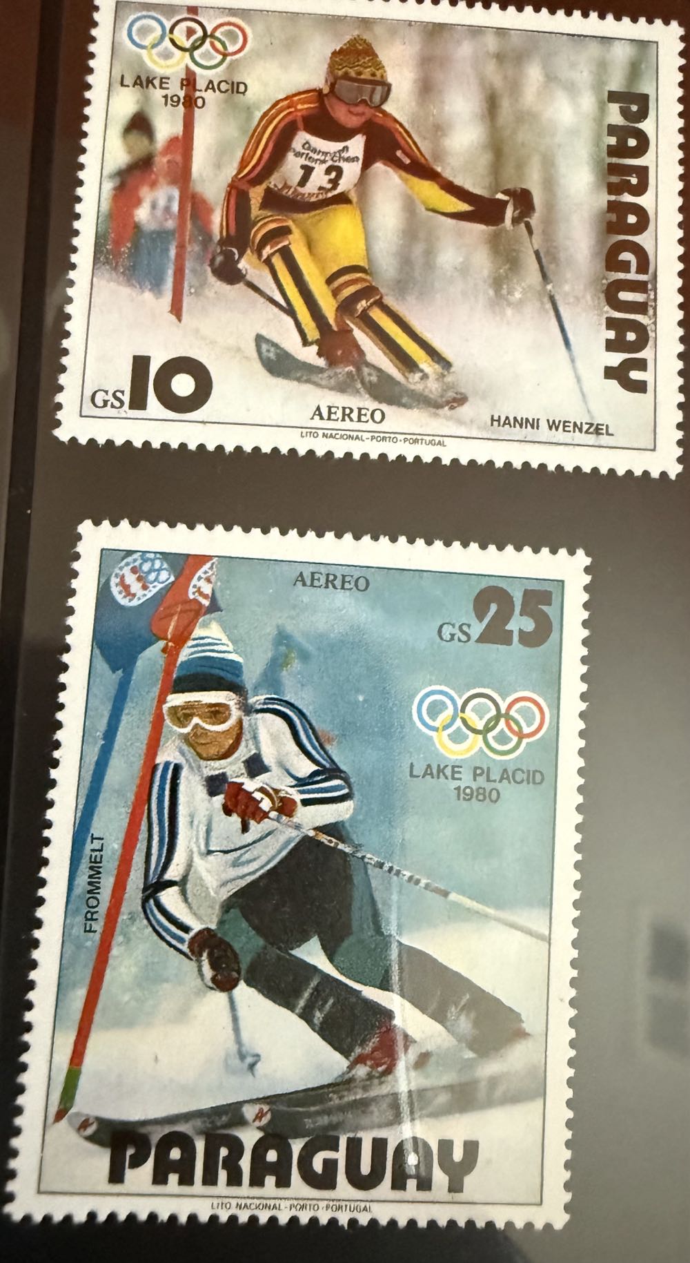 1980 Olympic Lake Placid Winter  stamp collectible - Main Image 3