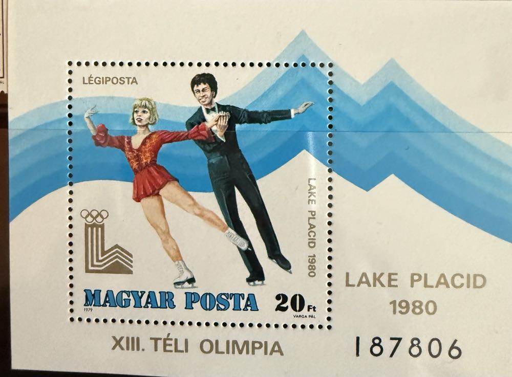 1980 Olympic Lake Placid Winter  stamp collectible - Main Image 2