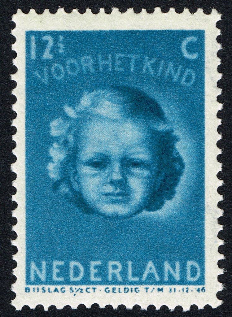 Koningin Wilhelmina (hangend haar)