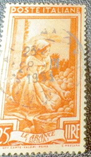 Orange Harvest, Monte Pellegrino  stamp collectible - Main Image 2