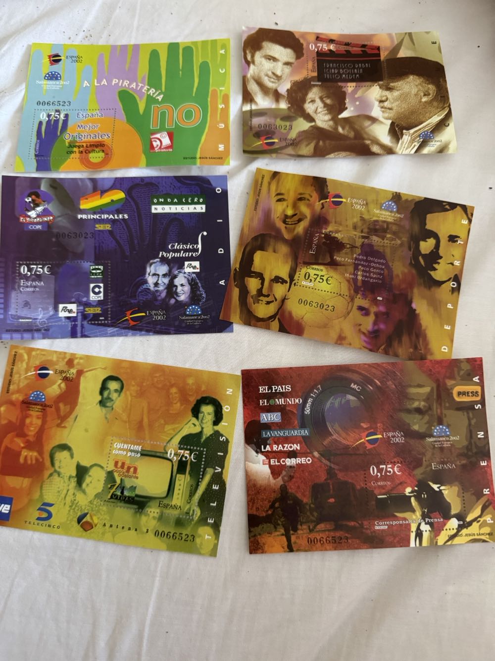 Маяки, серия 5 марок