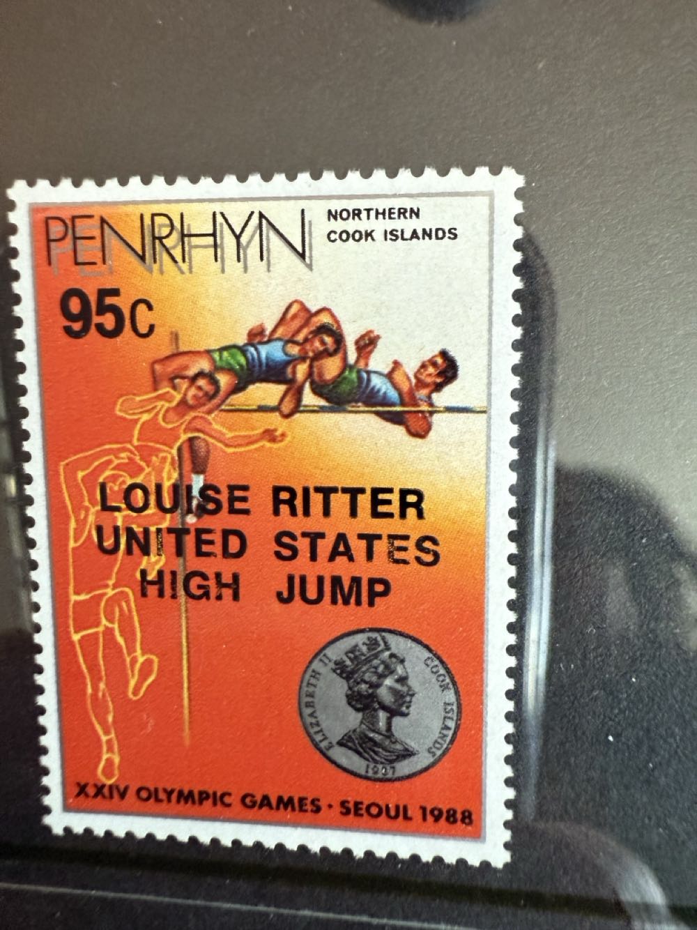 1988 Olympic Seoul Summer  stamp collectible - Main Image 3