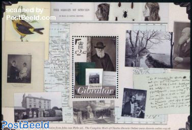 Charles Darwin 4v1  stamp collectible - Main Image 2