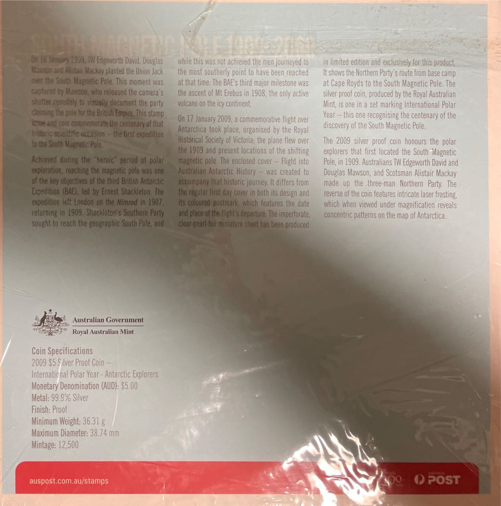 Australian Antartic Territory 2009  stamp collectible - Main Image 2