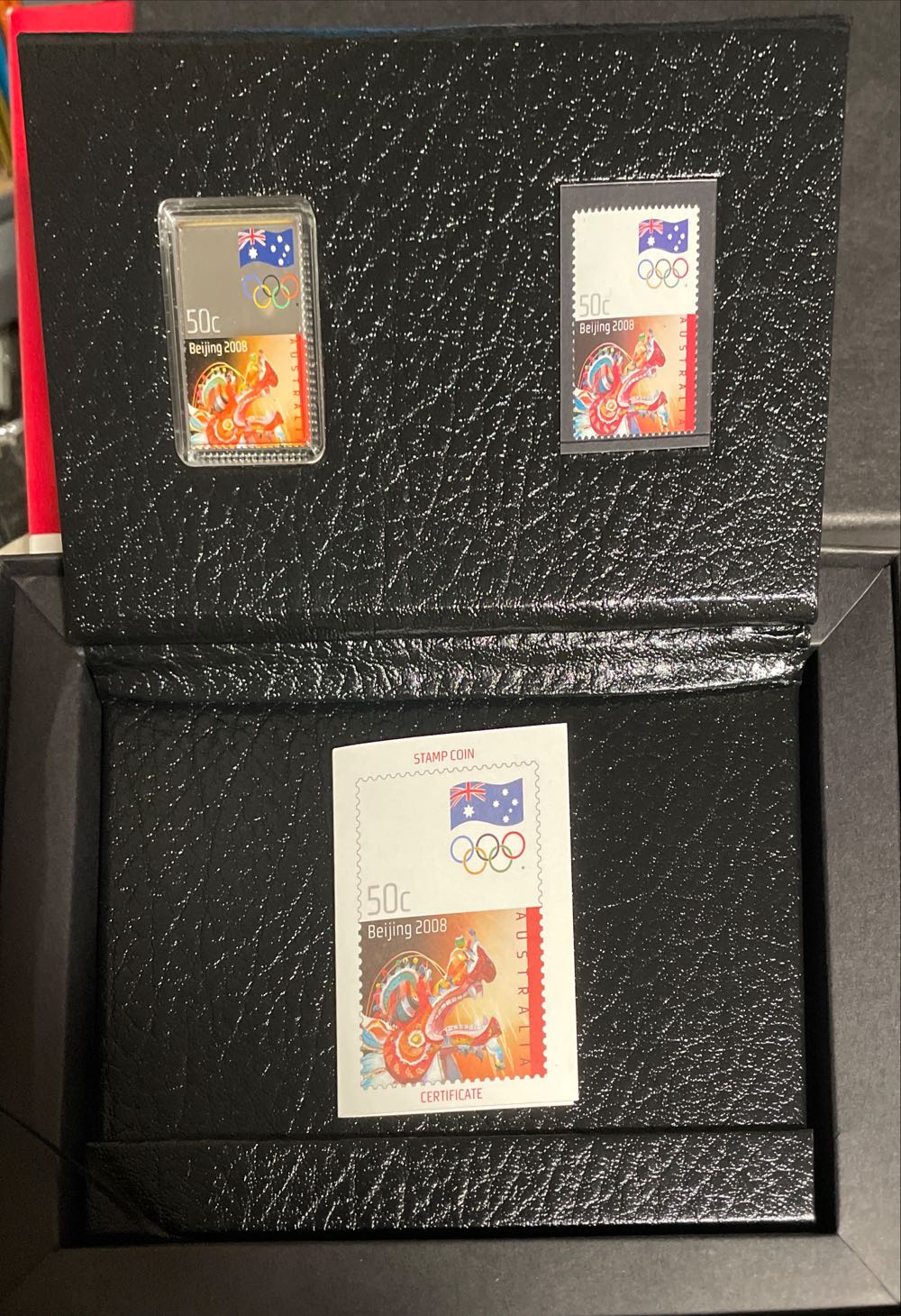 2008 Olympic Games Beijing Legal Tender Stamp - Coin Limited Edition 8000  stamp collectible [Barcode 9312650358792] - Main Image 2